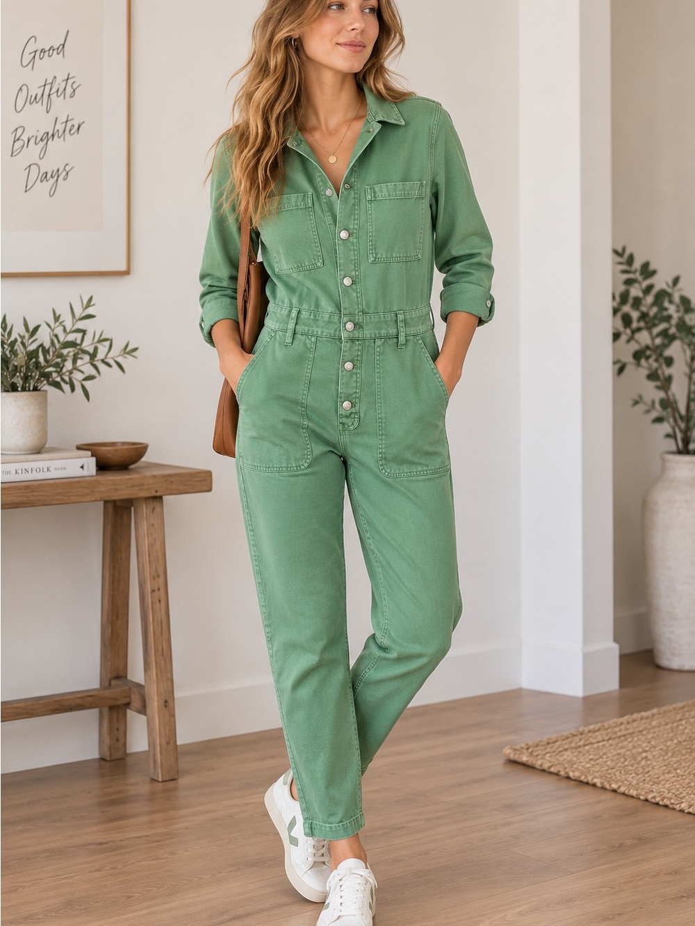 Madewell Garment Dyed Utility Coverall Jumpsuit Green XSP Petite